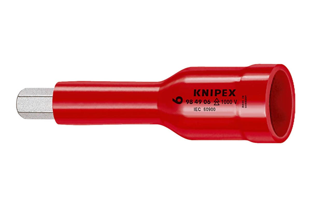 Zástrčné a nástrčné hlavice, ořechy pro ráčny Knipex