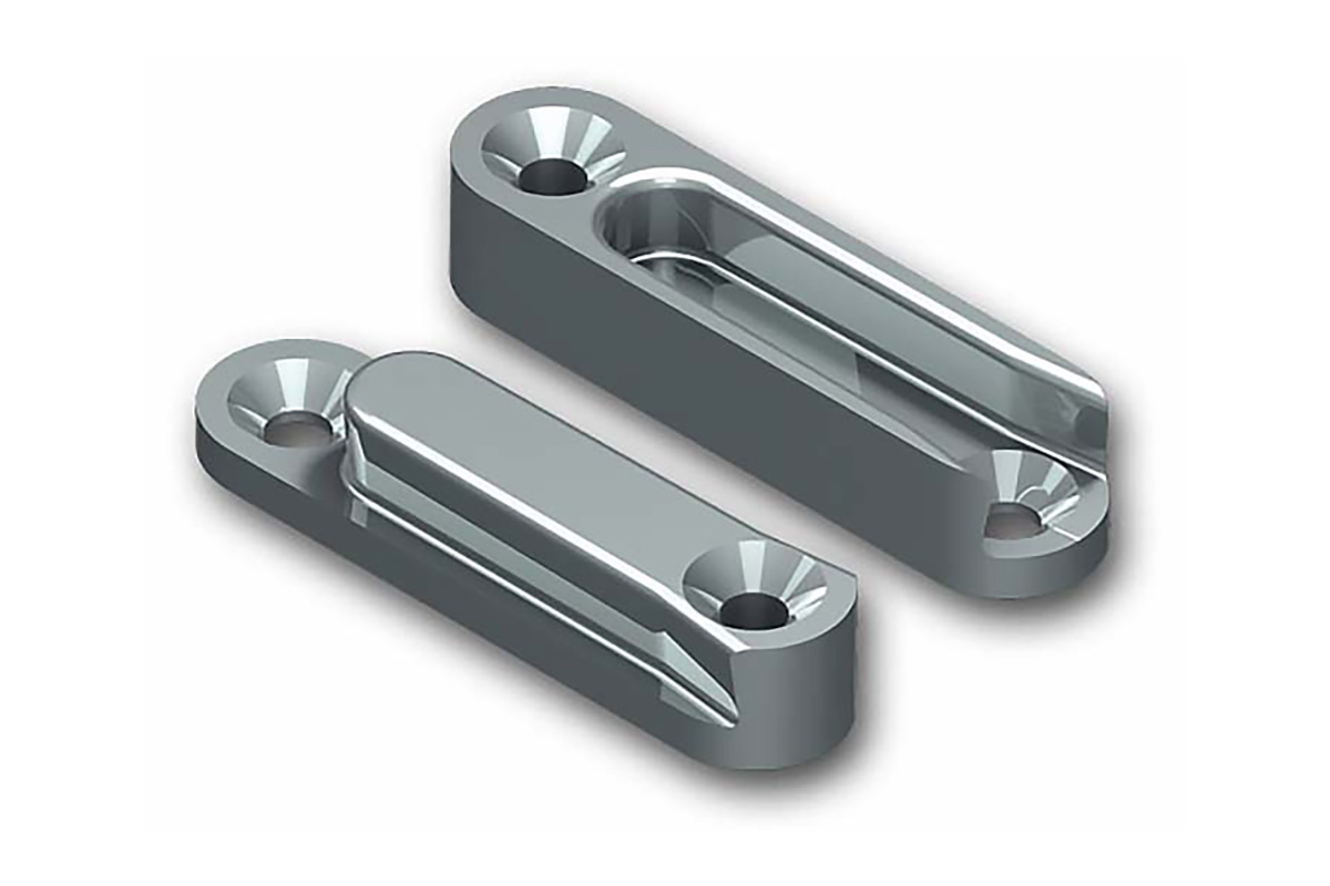 Rybinové hliníkové prvky Sherpa Connector na montáž nábytku