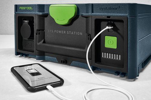 Elektrocentrála Systainer Festool PowerStation SYS-PST 1500 LI HP detail 7