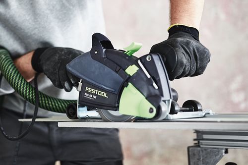 Úhlová bruska, flexa s odsáváním a lištou Festool DSC AG 125 FS detail 2