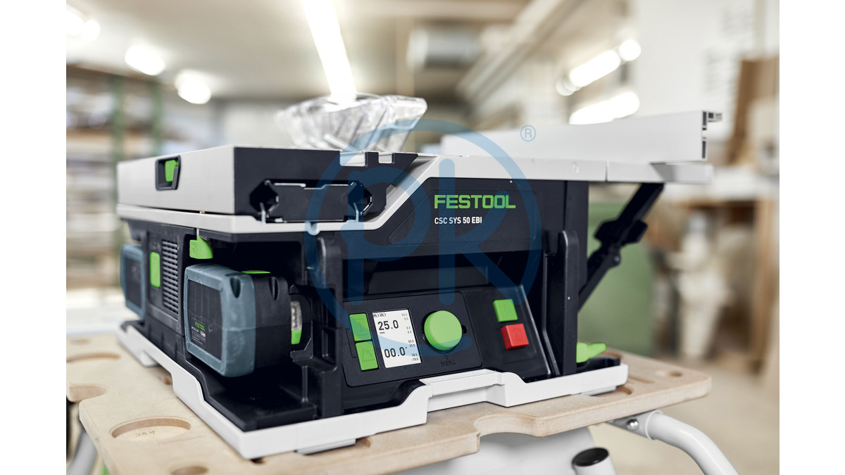 FESTOOL Akumulátorová stolní okružní Systainerová pila CSC SYS 50 EBI Set