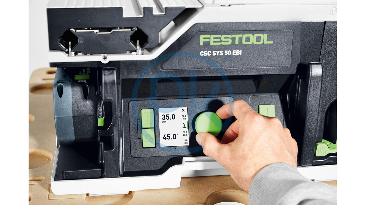 FESTOOL Akumulátorová stolní okružní Systainerová pila CSC SYS 50 EBI Set
