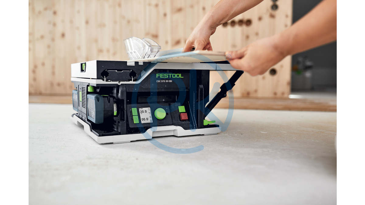 FESTOOL Akumulátorová stolní okružní Systainerová pila CSC SYS 50 EBI Set