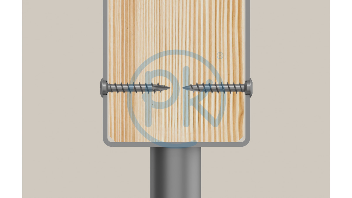 FISCHER Vrut pro upevnění patky Torx TX, půlkulatá hlava, celý závit, nerez A2, FJS-LT FISCHER Vrut pro upevnění patky Torx TX, půlkulatá hlava, celý závit, nerez A2, FJS-LT 7,0 x 50 A2F, 50 ks
