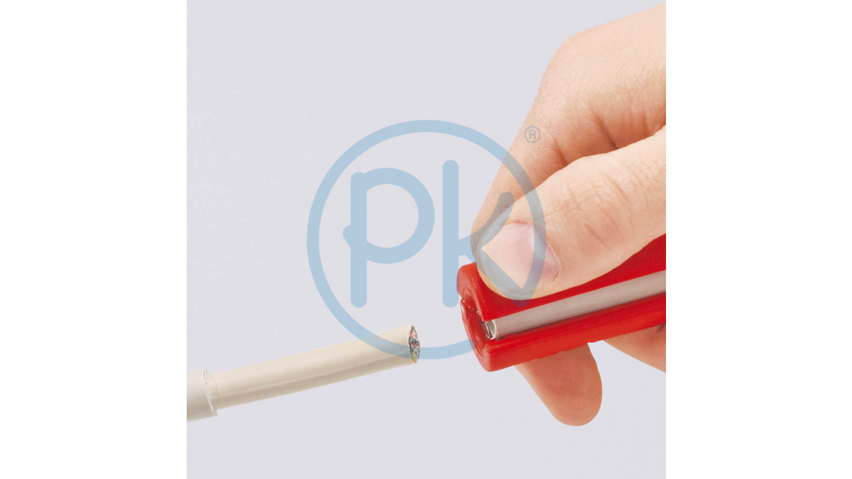KNIPEX Univerzální nástroj na odstranění izolace KNIPEX Univerzální nástroj na odstranění izolace bez vnitřního vysunovatelného nože
