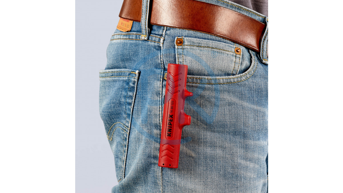 KNIPEX Univerzální nástroj na odstranění izolace KNIPEX Univerzální nástroj na odstranění izolace bez vnitřního vysunovatelného nože