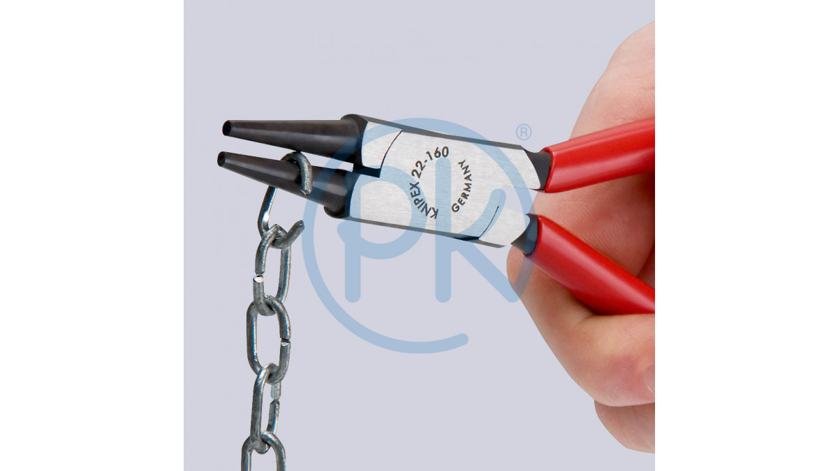 KNIPEX Kleště s kulatými čelistmi KNIPEX Kleště s kulatými čelistmi rukojeti vícesložkové, 160 mm