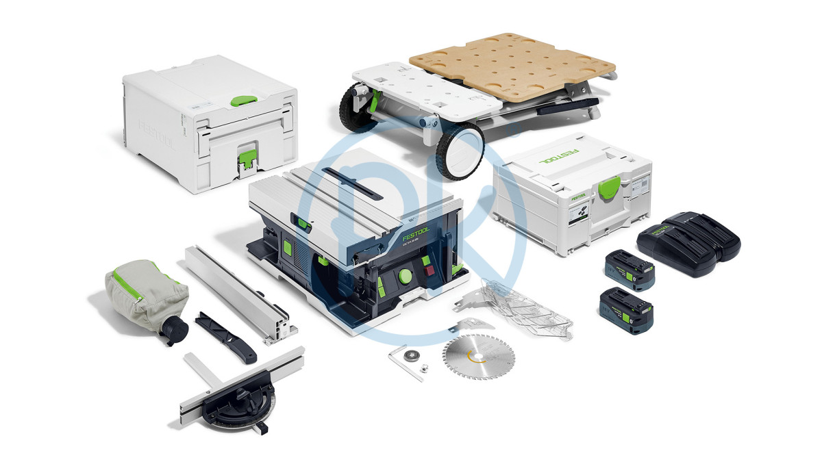 FESTOOL Akumulátorová stolní okružní Systainerová pila CSC SYS 50 EBI Set