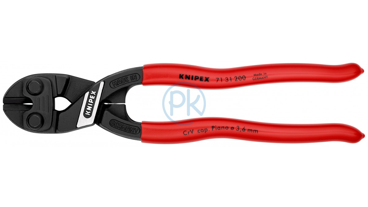 KNIPEX Kompaktní pákové kleště Cobolt 200 mm, vybrání v břitu