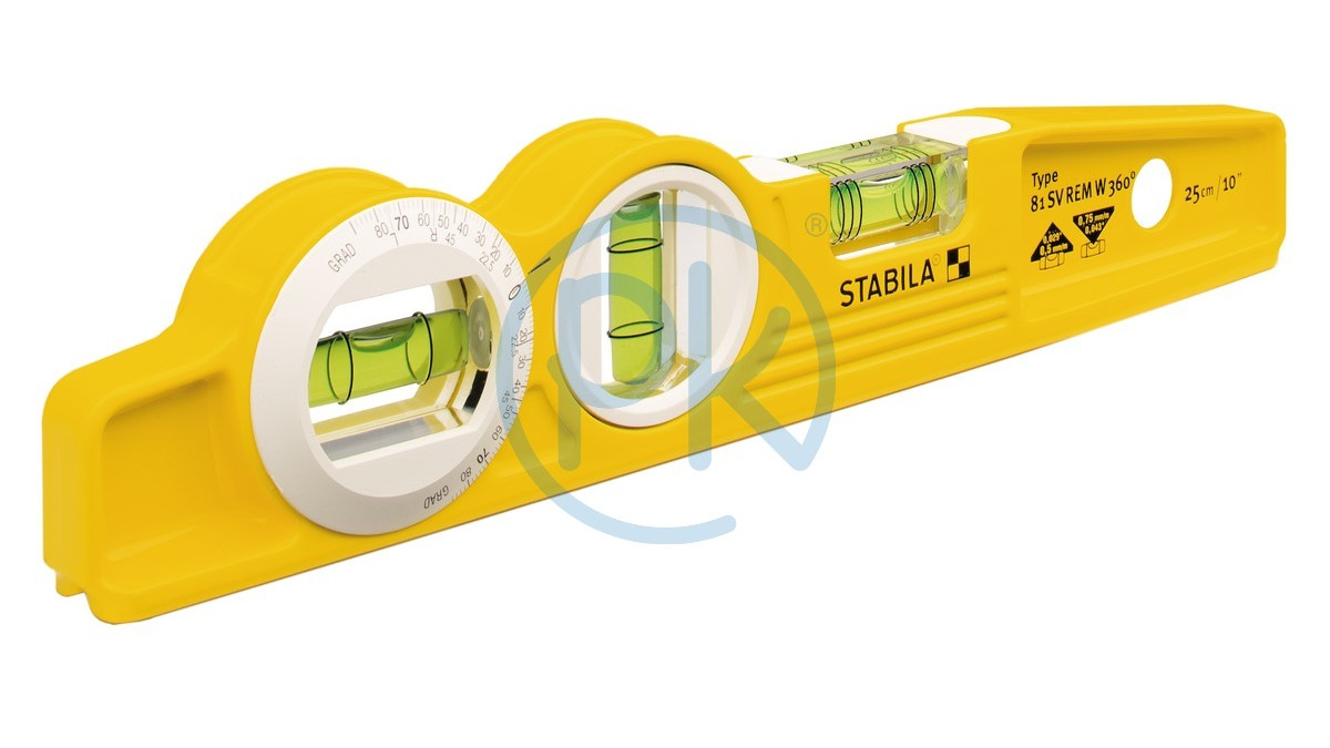 STABILA Vodováha magnetická s otočnou libelou 81 SVREM W360 STABILA Vodováha magnetická s otočnou libelou 81 SVREM W360 250 mm